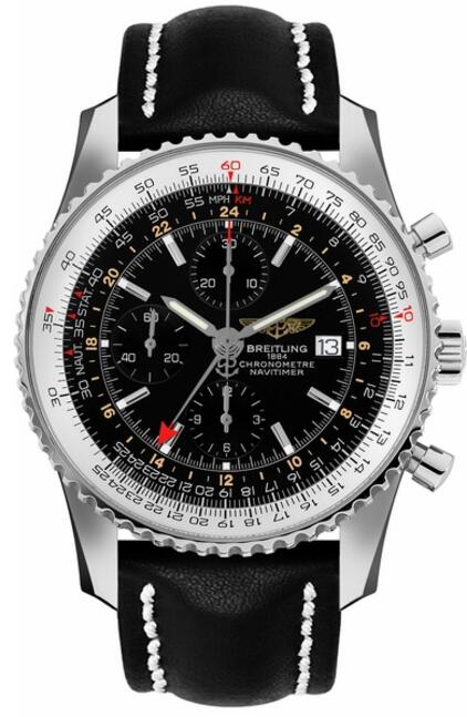 Review Replica Breitling Navitimer World GMT 46 Chronograph A24322121B1X1 watch